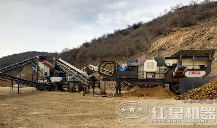 移動(dòng)制砂現(xiàn)場(chǎng)，可就近參觀現(xiàn)場(chǎng)